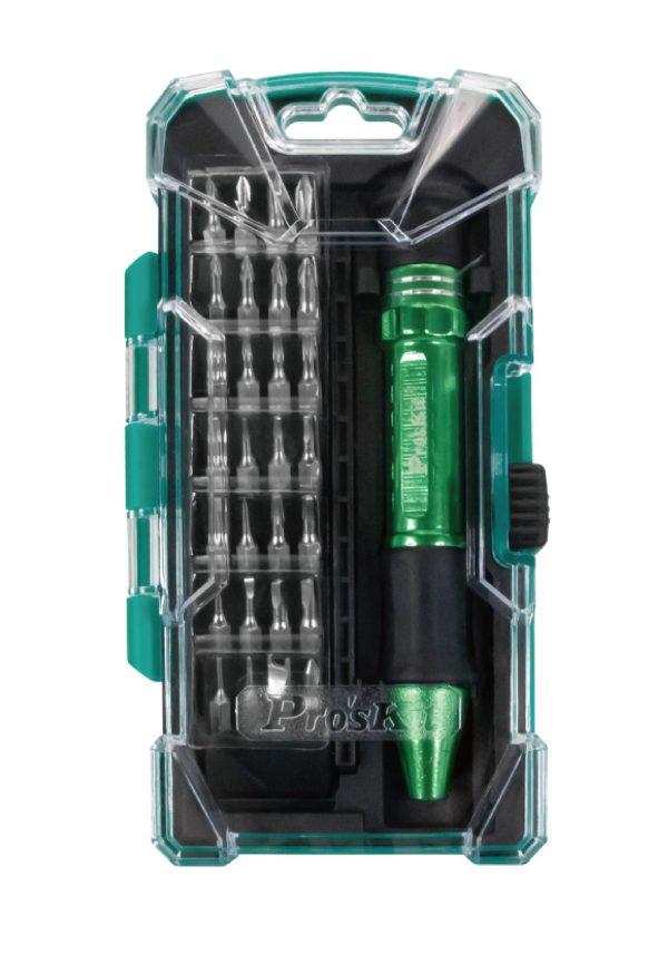Proskit Screwdriver Precision Set of 30pcs Aluminium Handle SD-9608