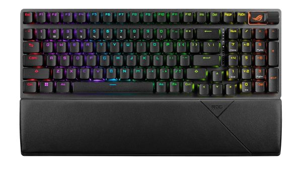 ASUS Gaming Keyboard Mechnanical Tri-Mode 2.4Ghz/Bluetooth/USB WristRest ROG STRIX SCOPE II 96 Wireless NXSW