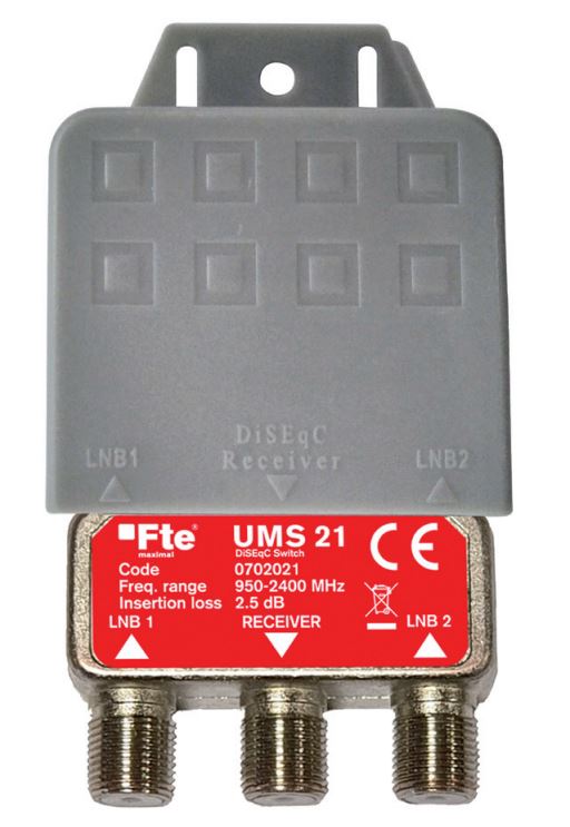 ums21 FTE Satellite Diseqc Switch 2-1 UMS21 - Image 1