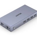 Unitek KVM HDMI 4K60Hz Switch 2-1 with 4-Port USB Hub V307A