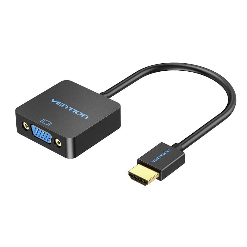 vention-with-audio-power-hdmi-to-vga-adapter-male-to-female-converter-1080p-vga-to-hdmi-with-3-5-jack-audio-cable-for-laptop-tv-box-hdmi-to-vga-34406834340006 Vention Converter HDMI to VGA+Audio & USB Power ACRBB - Image 1
