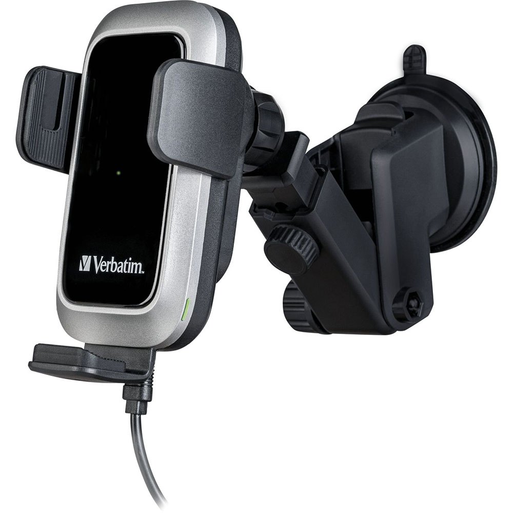 verbatim-fast-qi-fwc-03-pro-wireless-car-charger-15w Verbatim Wireless Auto Align Car Charger Qi Certified for AirVent/Dash/Glass FWC-03 - Image 1