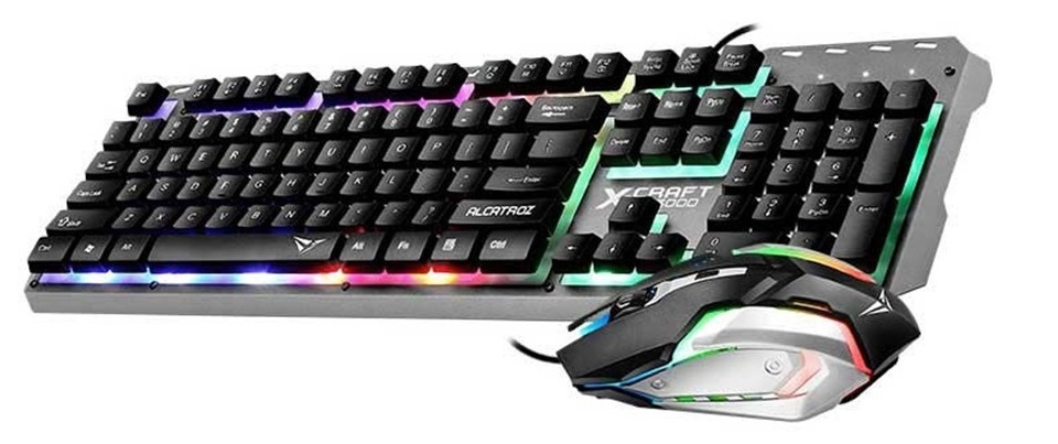 xc3000 Alcatroz X-Craft XC3000 Gaming Keyboard & Mouse Combo - Image 1