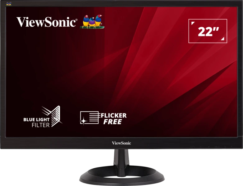 1 Viewsonic Monitor VA 22'' Full-HD VGA/DVI VA2261-2 - Image 1
