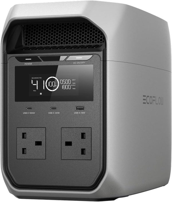 EcoFlow PS DELTA 3 Classic Portable Power Station 1024Wh 1800W PV500W