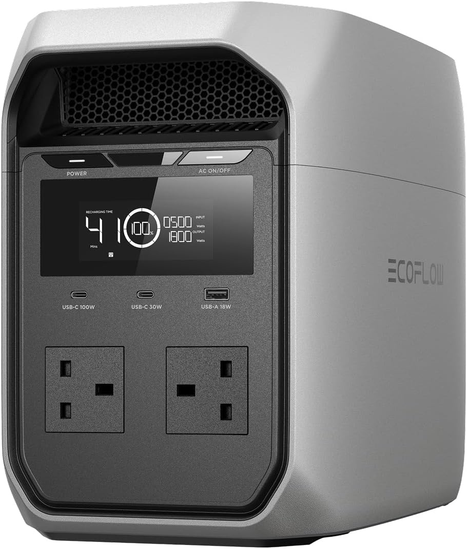1 EcoFlow PS DELTA 3 Classic Portable Power Station 1024Wh 1800W PV500W - Image 1