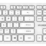 Alcatroz Keyboard & Mouse Wireless Xplorer AIR 3300 White