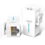Vention NETWORK Keystone Jack CAT6 UTP Coupler White IPGW0
