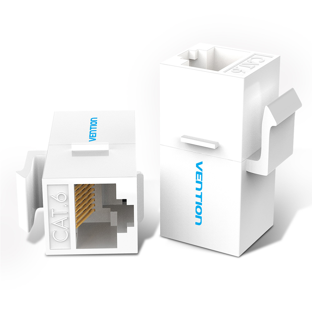 1-main_1776669702 Vention NETWORK Keystone Jack CAT6 UTP Coupler White IPGW0 - Image 1