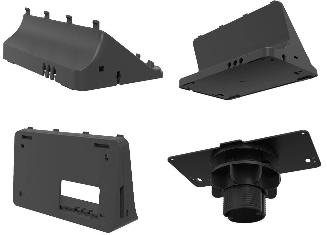1 Yealink Bracket Mount Kit Tabletop, Wall & Rotatable Table Lock for CTP25 CTP25-Mounting-KIT - Image 1