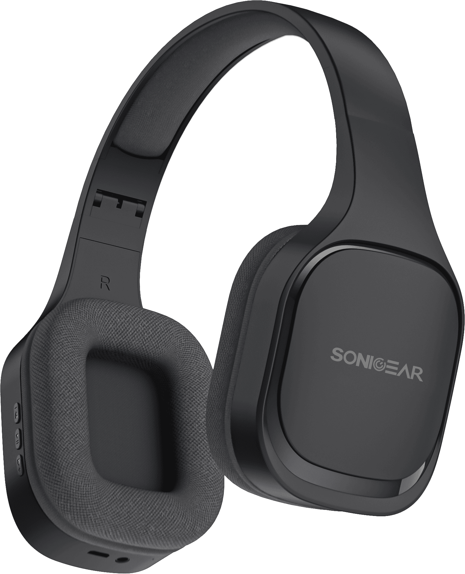 1_-_main_1775740934 SonicGear Headphones Bluetooth Fabric + Foldable AIRPHONE 7 Graphite - Image 1