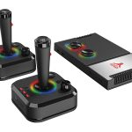 My Arcade GAMESTATION PRO ATARI, Wireless Joysticks, RGB LED Lights, With 200+ Games