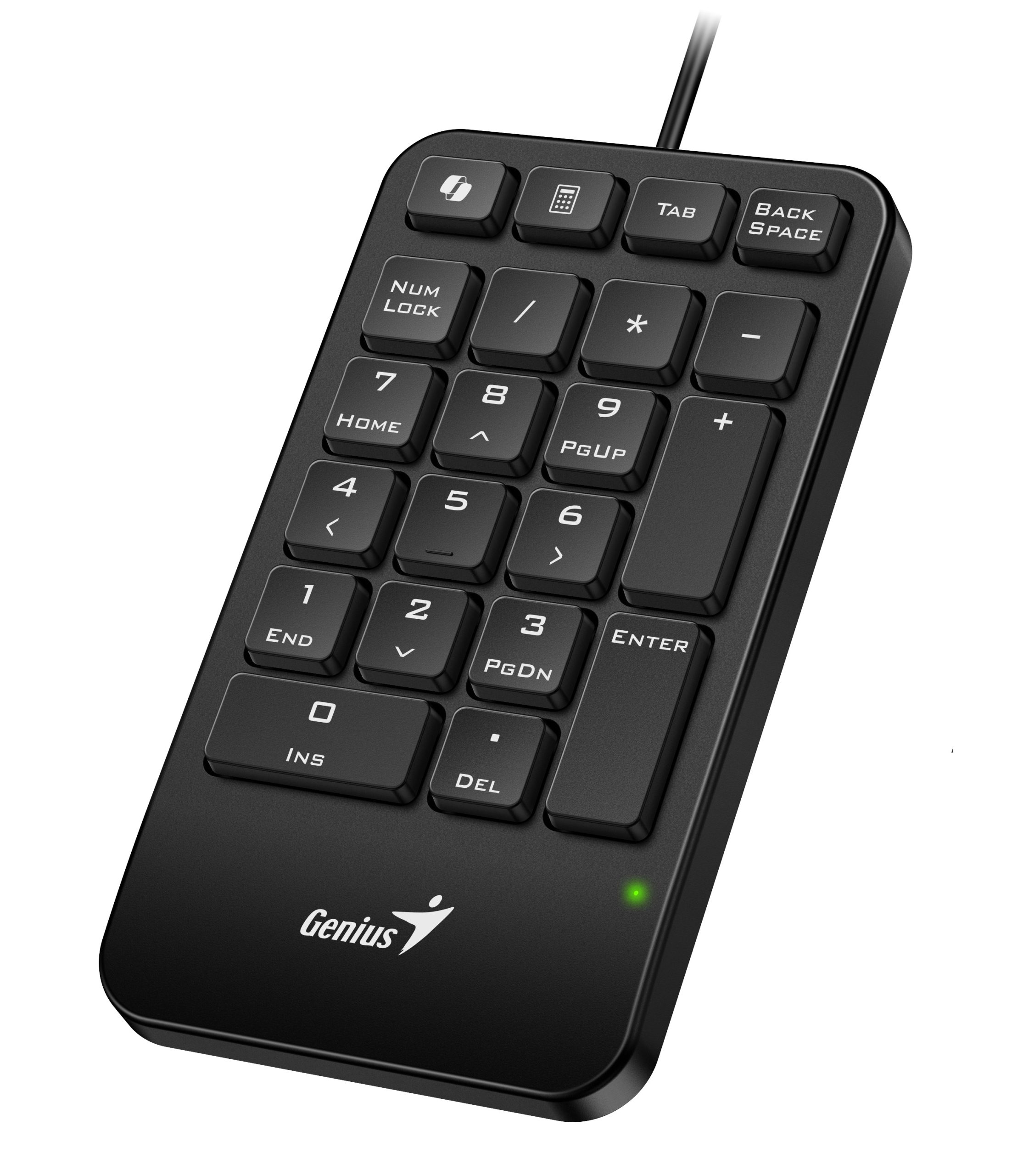 1_1768548654 Genius Keyboard Numeric Pad Wired AI w/Palm Rest USB-A NumPad 125 - Image 1