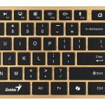 Genius Keyboard Wireless & BT AI Hot Keys Nordic Pine Style SlimStar 7250BT