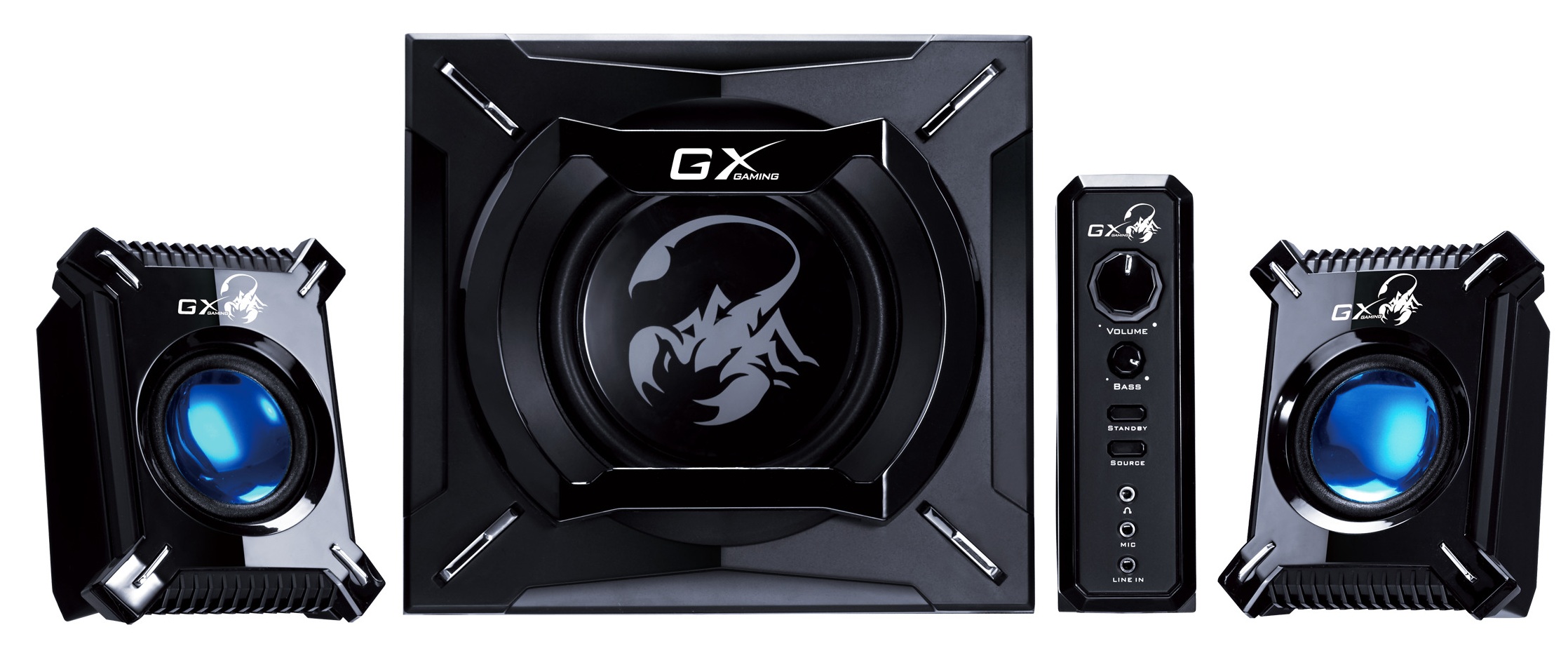 1_1768898499 Genius Speakers 2.1 CH Gaming Speaker System 45W RMS SW-G2.1 2000 II - Image 1