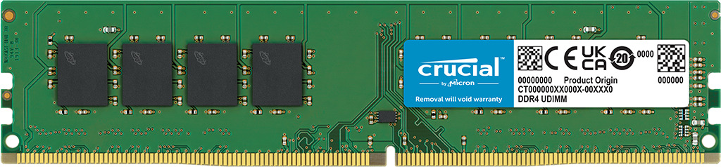 1_1769003489 Crucial RAM DIMM DDR4 3200 8GB Desktop Memory CT8G4DFRA32A - Image 1