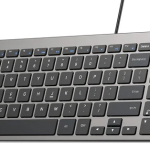 Unitek Keyboard Wired 99K USB-C/A English SlimTap T053 Space Grey