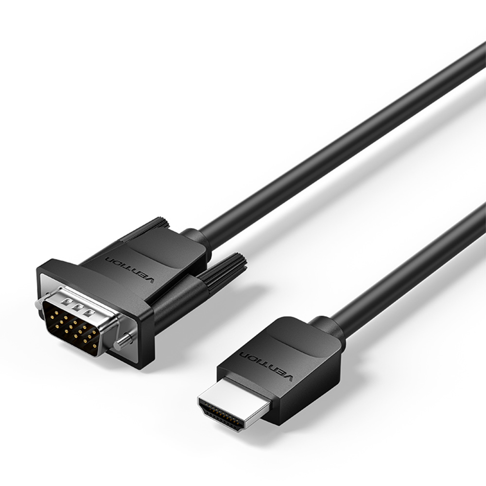 1_1769767205 Vention HDMI-A Male to VGA Male Cable 3.0m Black ABMBI - Image 1