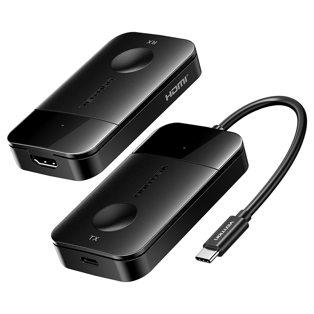 1_1769769685 Vention ADOBB 4K USB-C to HDMI Wireless Transmitter-Receiver - Image 1