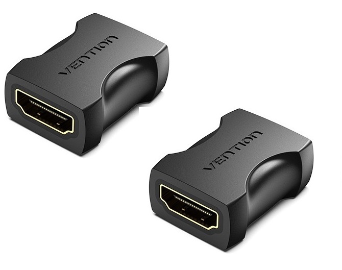 1_1770027628 Vention HDMI Couple Female-Female 4K60Hz AIRB0-2 (2-pack) - Image 1