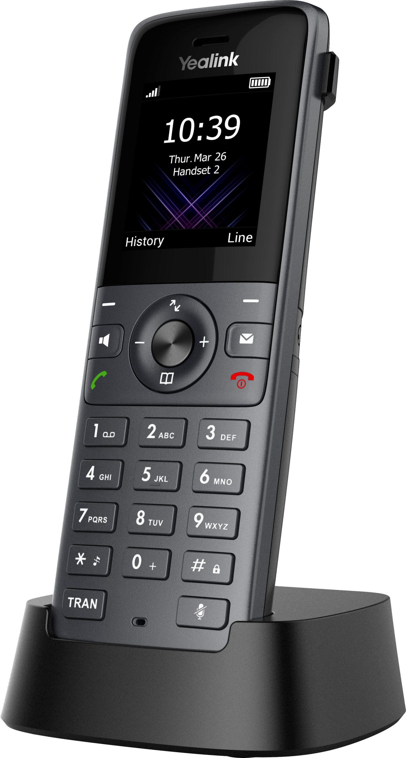 1_1773128700 Yealink IP Phone Cordless DECT Handset 1.8" without DECT Base & Bluetooth W74H - Image 1