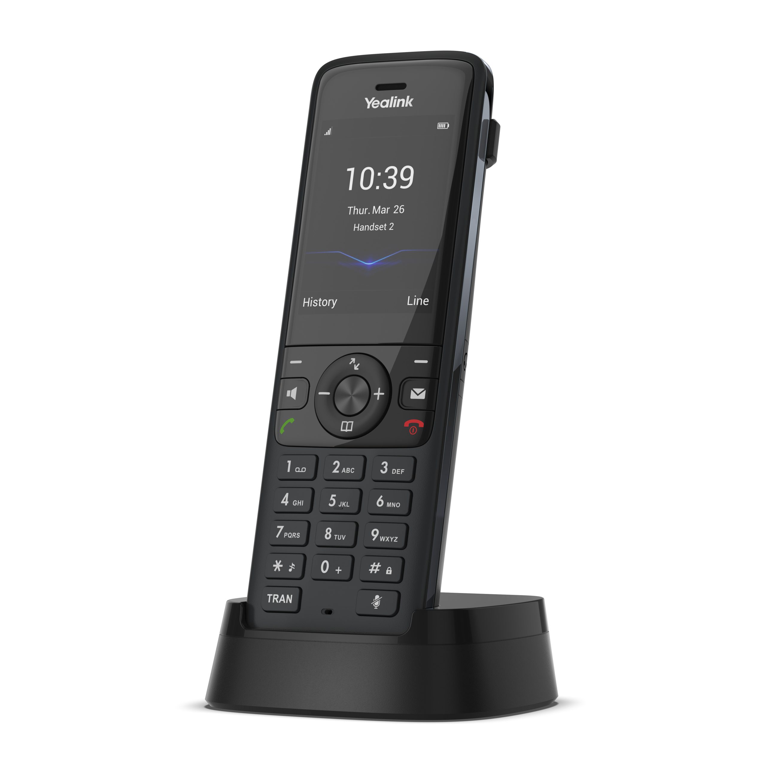 1_1773129679 Yealink IP Phone Cordless DECT Handset 2.4" without DECT Base Elegant Design W78H - Image 1