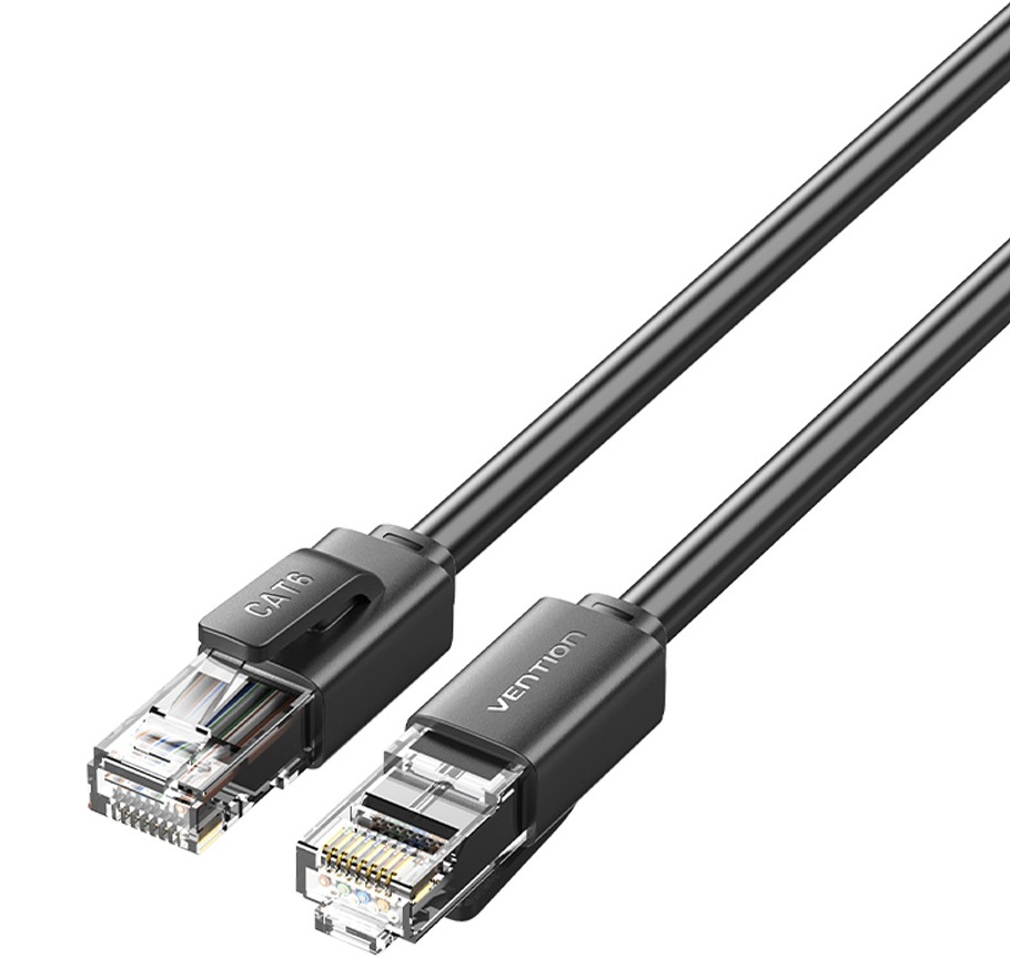 1_1774338368 Vention NETWORK Cable CAT6 UTP 8.0m Black IBRBK - Image 1