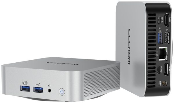 GEEKOM A6 Mini PC AMD Ryzen7 6800 16GB DDR5, 1TB NVMe, 2.5GbE, HDMI/USB-C, Win11 Pro