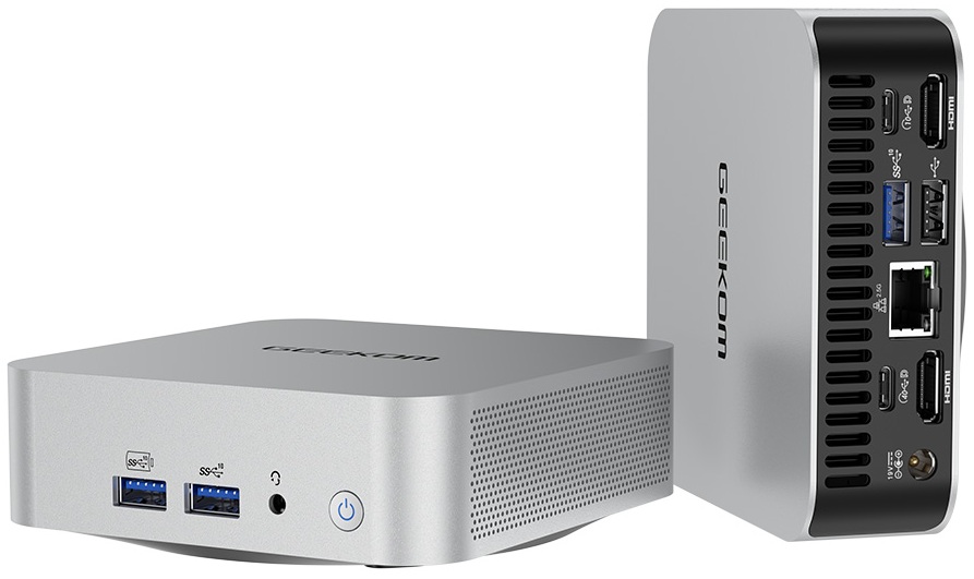 1_1774593061 GEEKOM A6 Mini PC AMD Ryzen7 6800 16GB DDR5, 1TB NVMe, 2.5GbE, HDMI/USB-C, Win11 Pro - Image 1
