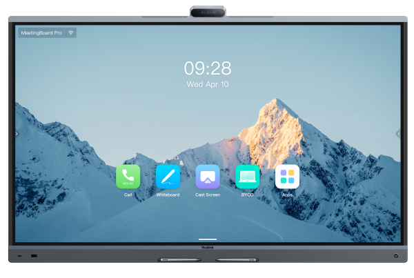 Yealink MeetingBoard Pro 75" 4K Interactive Display with AI Triple-Eye Camera 50MP & AI Enhanced Audio MB75Pro-A02
