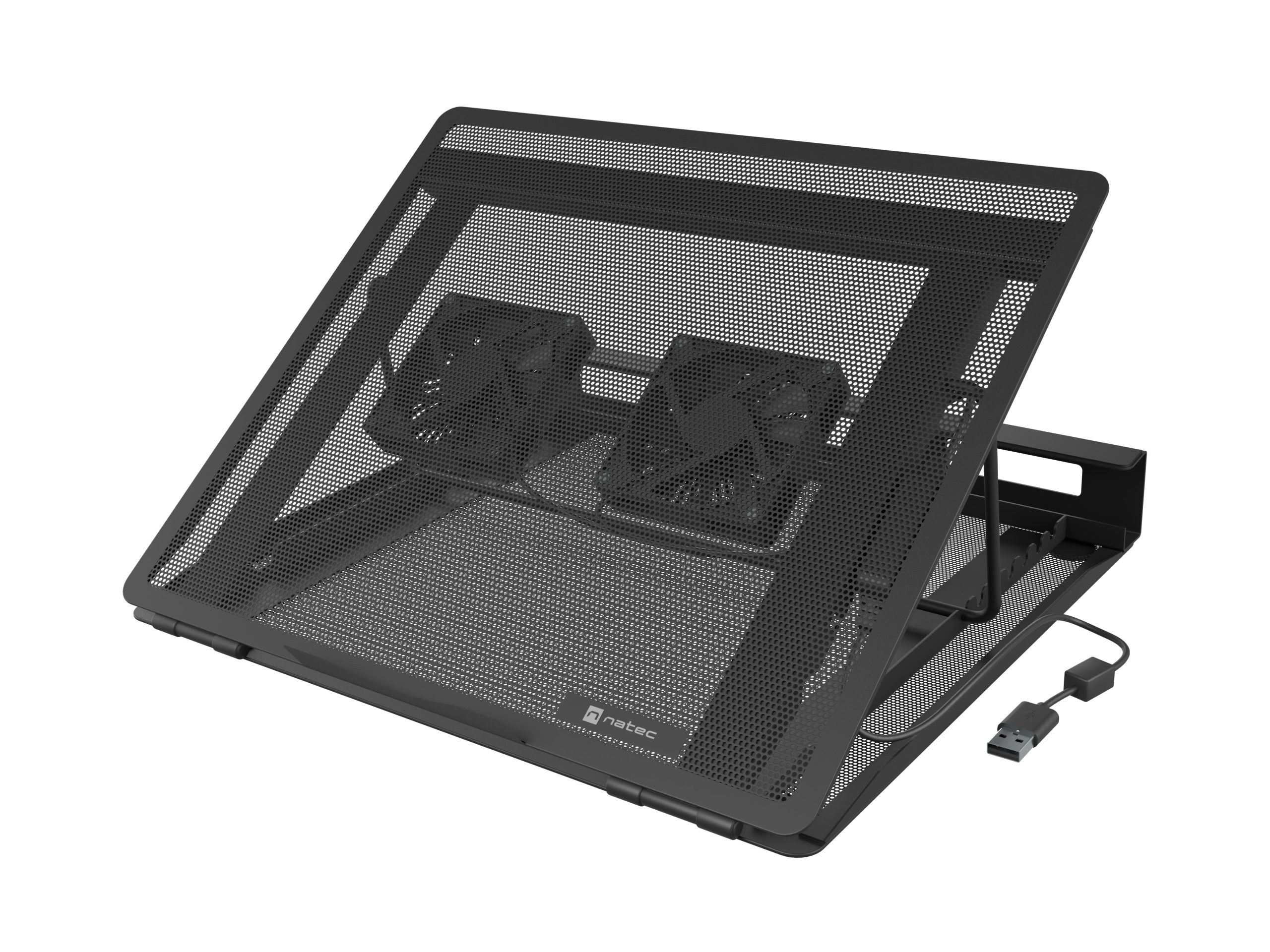 1_1775545982 Natec TERN 2 PLUS Laptop Cooling Stand 12.1-17.3" with Adjsutable Fan Position & Speed - Image 1