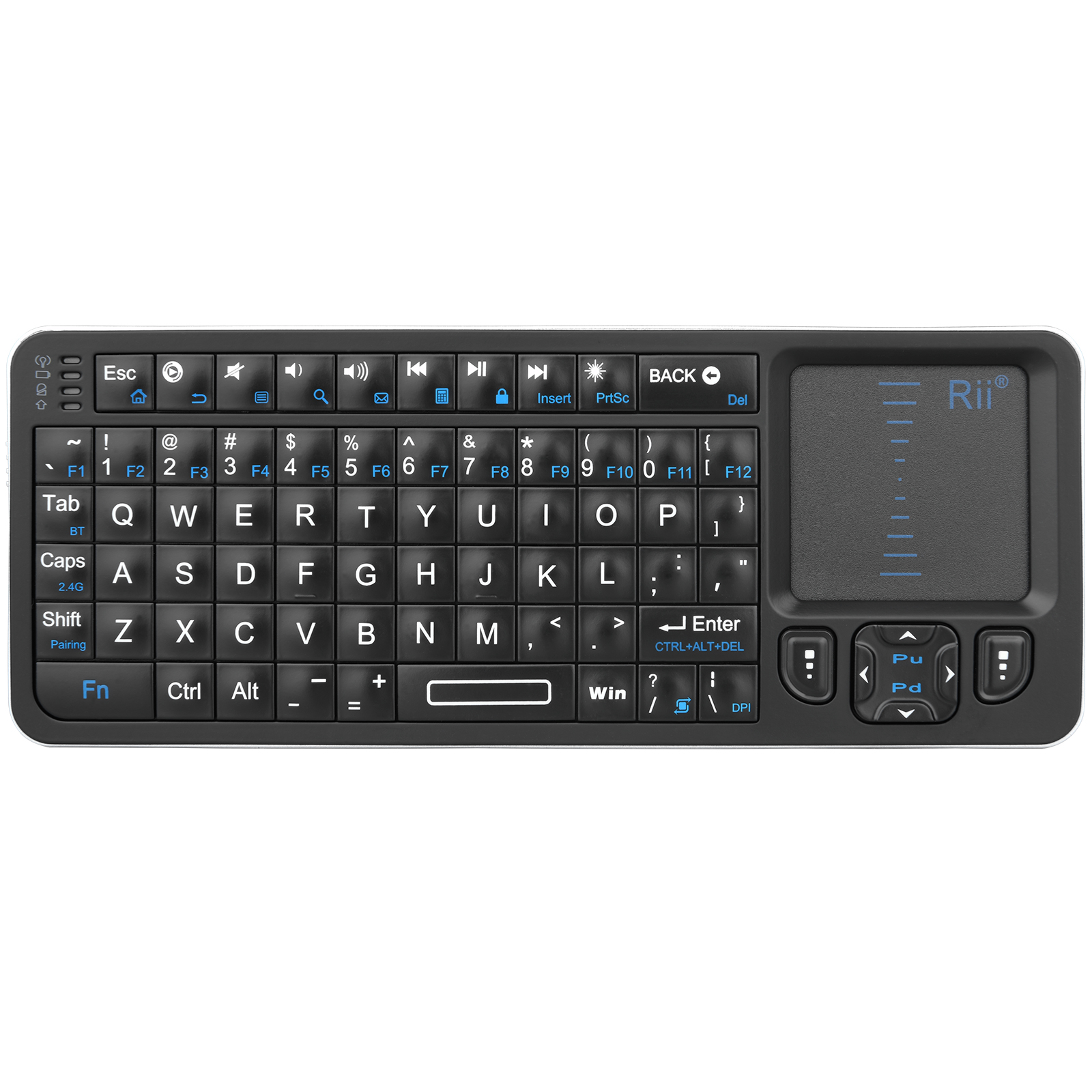 1_1775551202 Rii Mini Keyboard Wireless 2.4GHz & Bluetooth with Touchpad K06 - Image 1