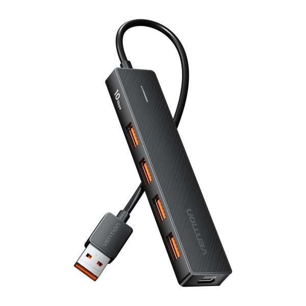 Vention IT HUB USB-A 3.2 4xA + USB-C Power Port CHOBB