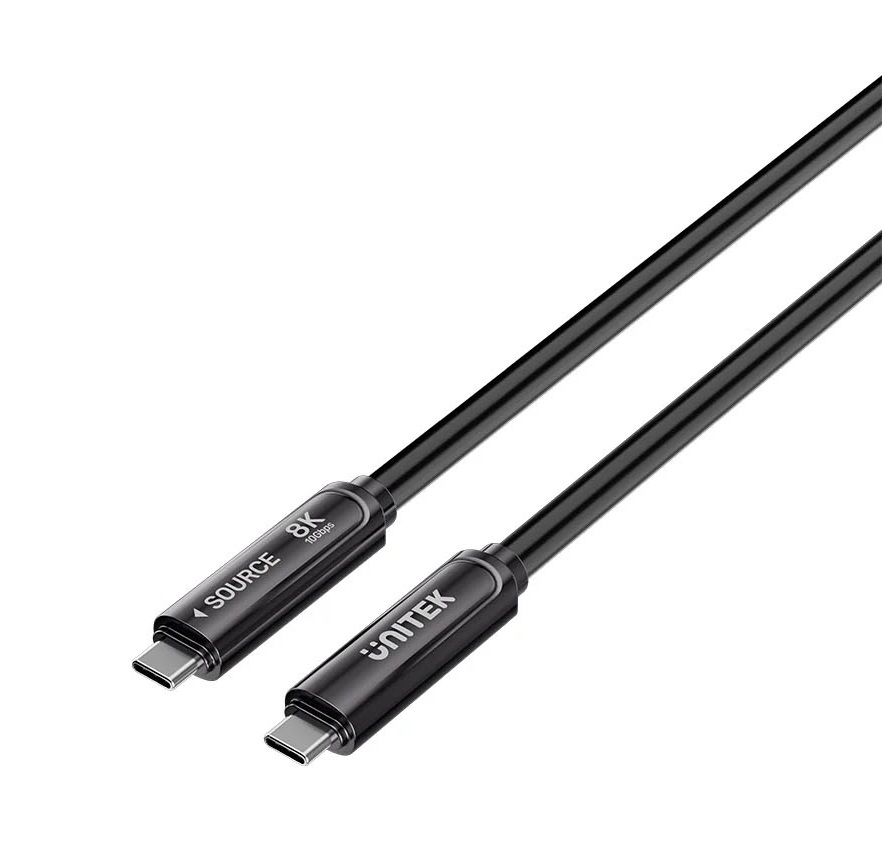 1_1776851769 Unitek UC USB-C Fiber Optic 8K Cable 10Gbps 60W PD 15.0m C14178A-15M - Image 1