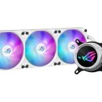ASUS CPU Liquid Cooler ROG Strix Triple Premium ARGB GEN2 Fans Asetek Gen7 v2 Pump  2.1" IPS LCD Display LC III 360 ARGB LCD White