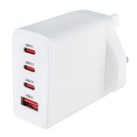 Mercury POWER Wall Charger 65W 3xUSBC 1xUSBA White 421.726UK