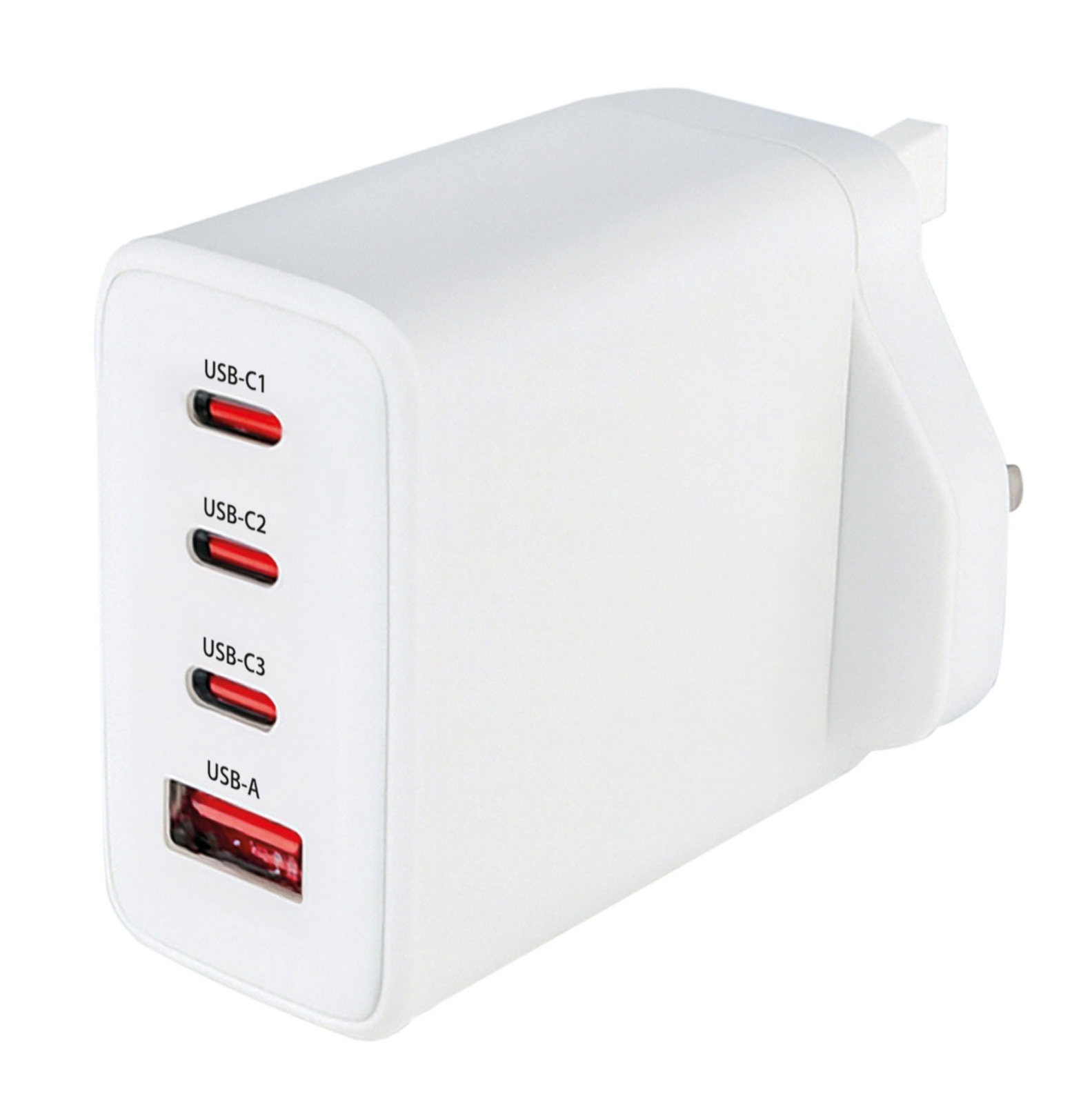 1_1779962298 Mercury POWER Wall Charger 65W 3xUSBC 1xUSBA White 421.726UK - Image 1