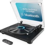 Majority Turntable AUTO Automatic Tone Arm & Start, BT & USB Recording