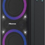 Hisense Speaker Portable Karaoke Party Rocket 160, 160W  Power, 12 Hrs long playtime,TWS Pair play,Karaoke Mode,5 Lighting effects