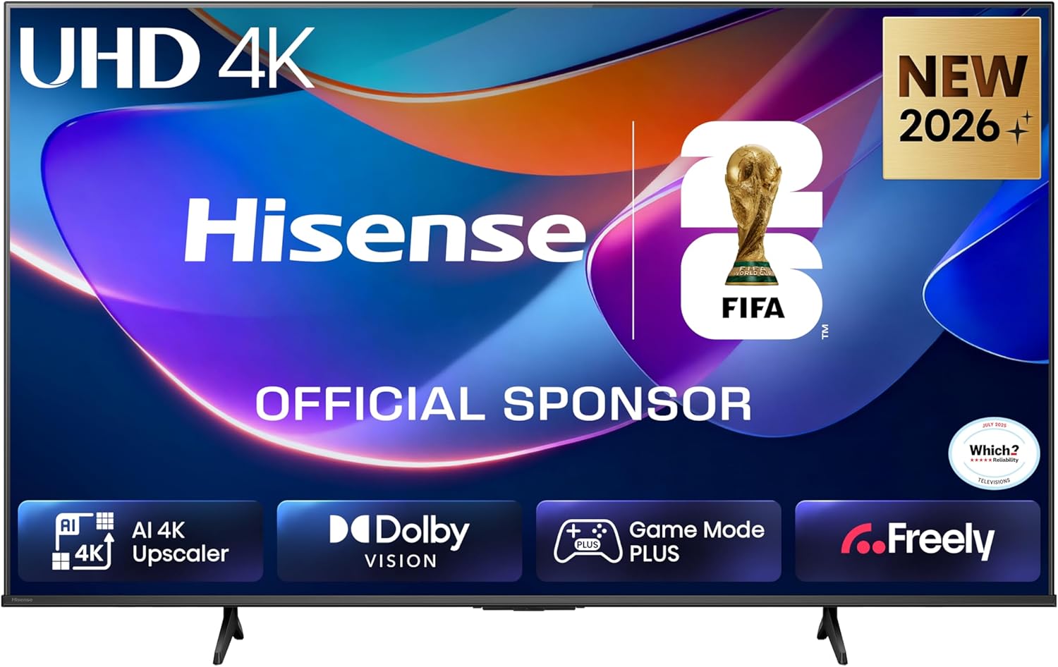 1_71N3g8qZaZL._AC_SL1500_ Hisense 43A6S 43'' 4K Smart LED TV Dolby - Image 1