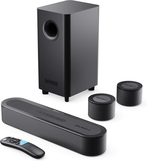 Majority Soundbar BOWFELL HALO ATMOS 5.1 300W Wireless Sub & 2 Wireless Speakers