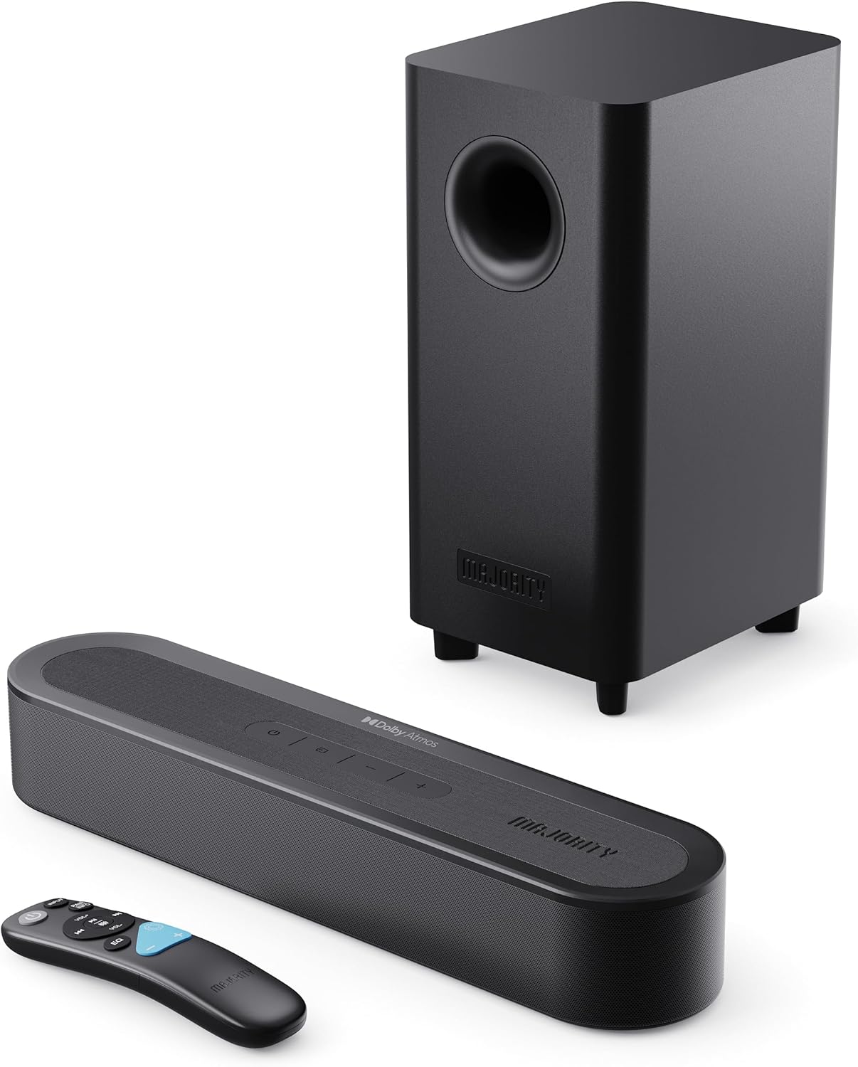 1_81ozGHAO-fL._AC_SL1500_ Majority Soundbar BOWFELL AXIS ATMOS 2.1 200W Wireless Subwoofer - Image 1
