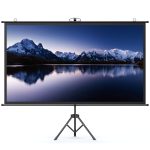 Yaber YS-100D Projector Tripod Screen 100''