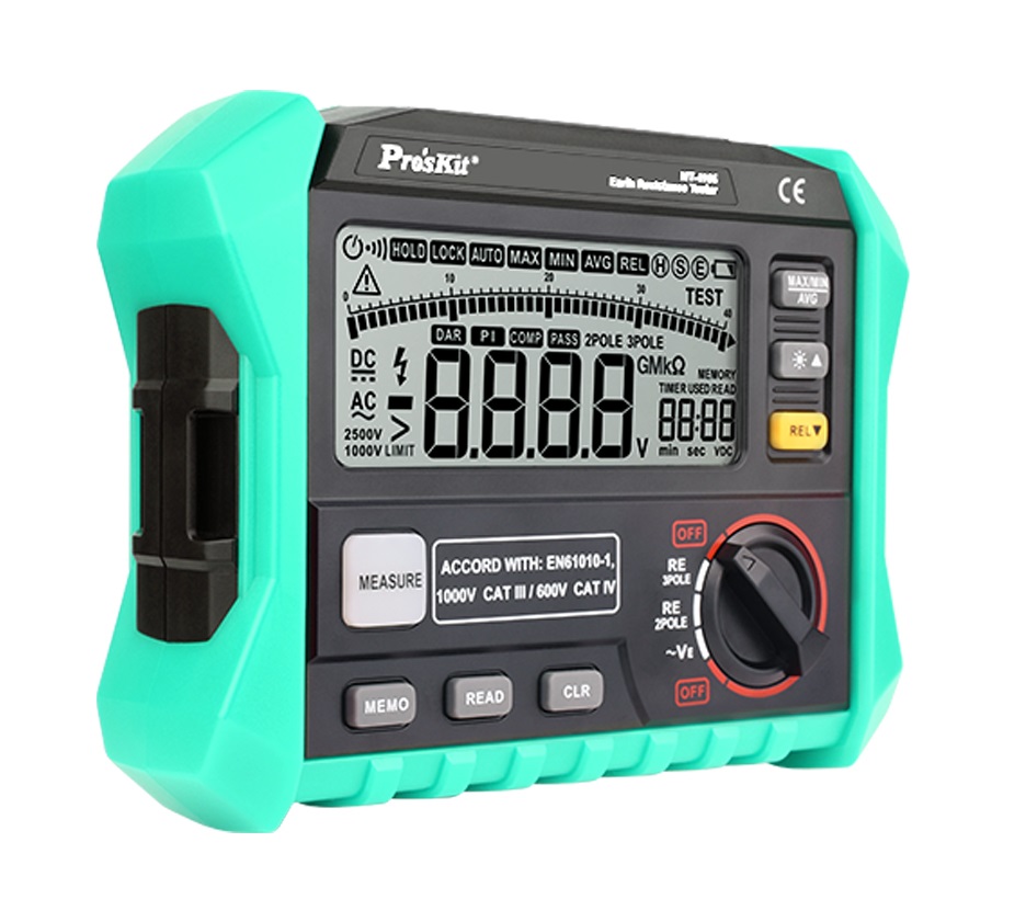 2025041814142055471 Proskit Digital Earth Resistance Tester MT-4105 - Image 1