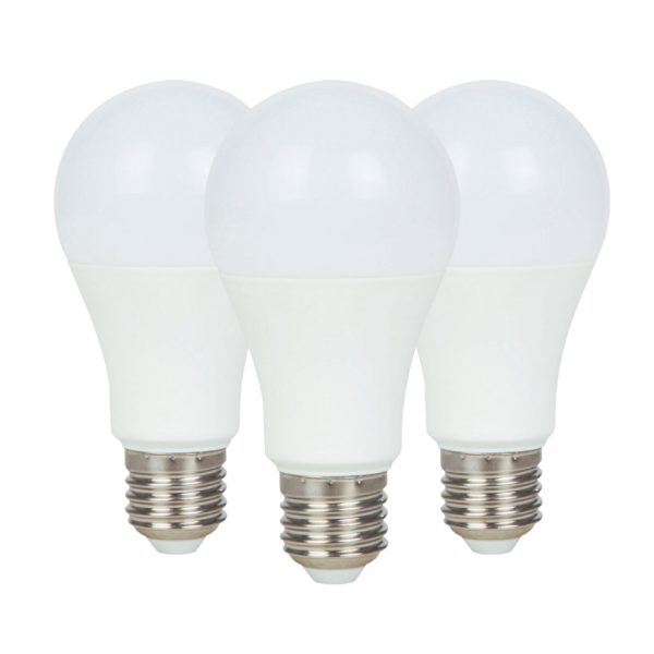 GBC ON LED Bulb E27 A60 15W 4000K Day White (3Pack)