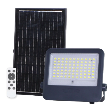 23875766_01.tif_f GBC ON LED ELYON 1500 Solar LED Floodlight with Panel and Battery 1500Lm - Image 1