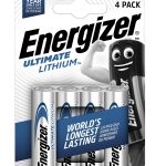 Energizer Batteries Lithium AA (4pcs) Ultimate Lithium