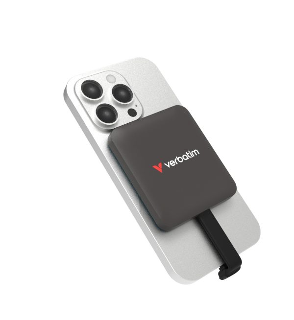 Verbatim SSD SnapBack 1TB MagSafe 4K Apple ProRes Mocha Metallic