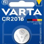 Varta Lithium CR2016 Button Battery (1pc)