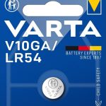 Varta Alkaline V10GA (LR54) Coin Cell Battery (1pc)
